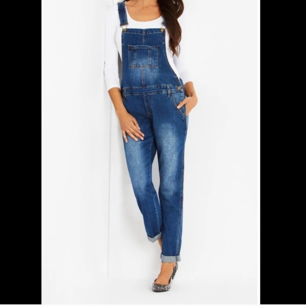 Ripe Maternity Denim Overalls size Small Maternity